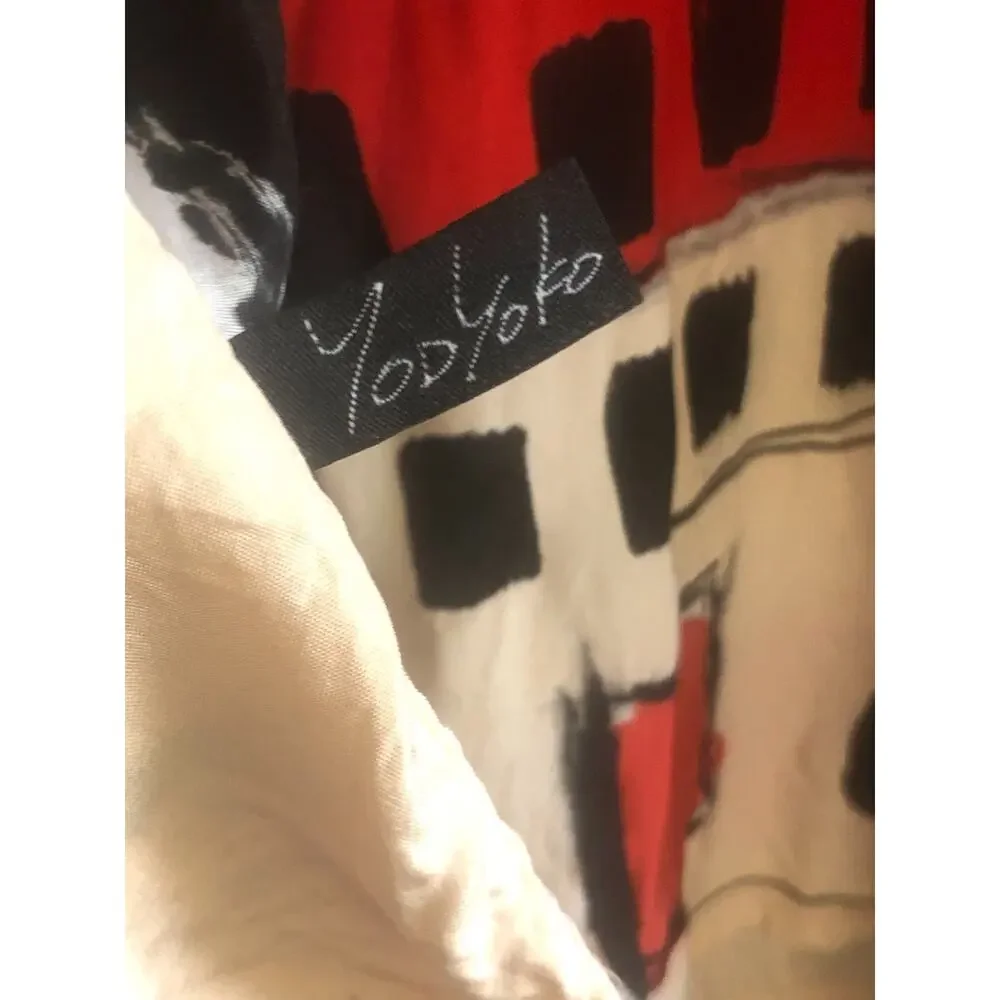 Yodyoko Kaftan Unique Hand Painted Art -Rich Anti-Look No 2 Alike Silk - Picture 7 of 9